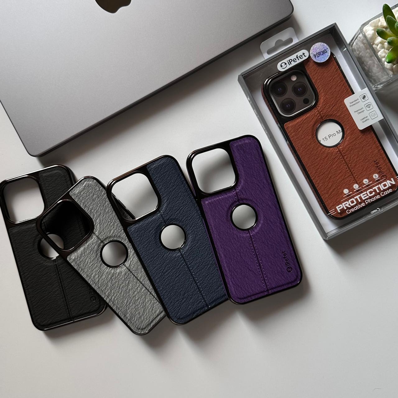 Ipefet Leather Apple Hole Case(Code PFT59)