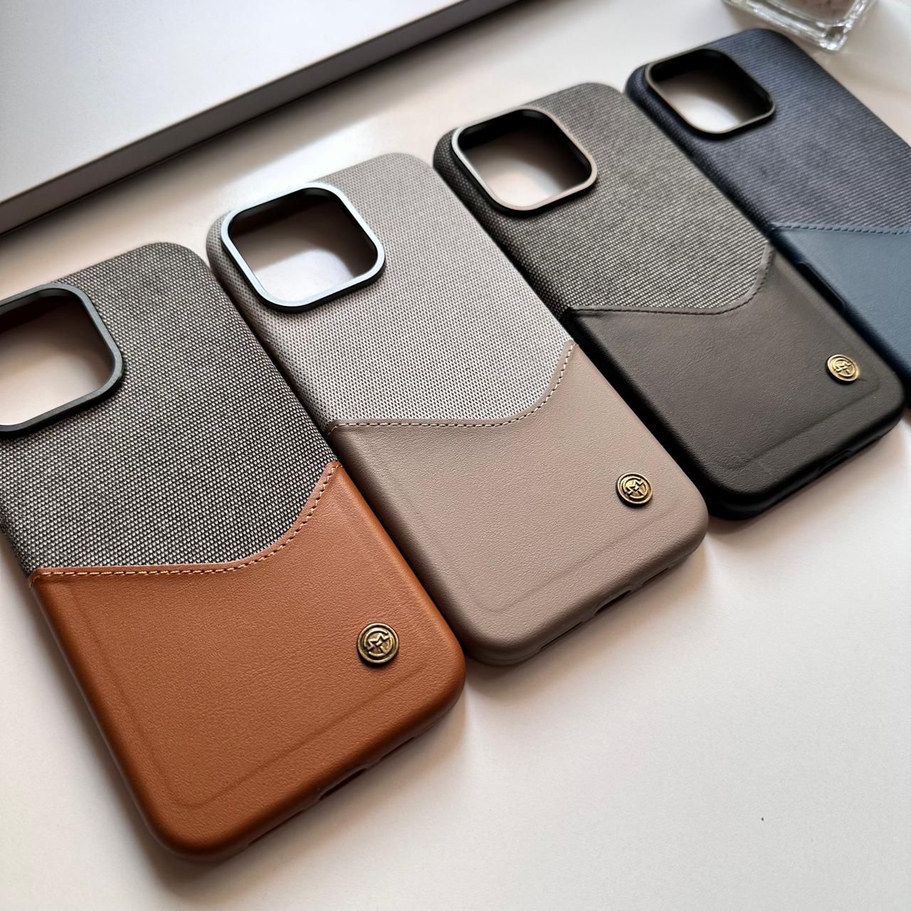 WeCan MagSafe Leather Canvas Case(Code XSB66)