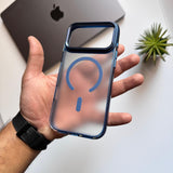 Basic Pure Matte MagSafe Metal stand Camera Case(Code YOY86)