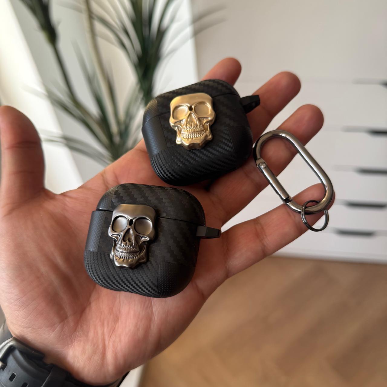 Carbon Skull AirPod Case(Code SKL64)