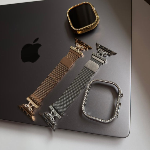 Bow Steel Fachion Band For Apple Watch(Code GRN86)