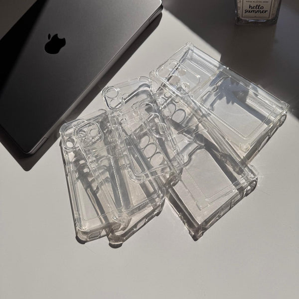 Wallet Clear Colorful With Camera Protector Case (Code WC606)