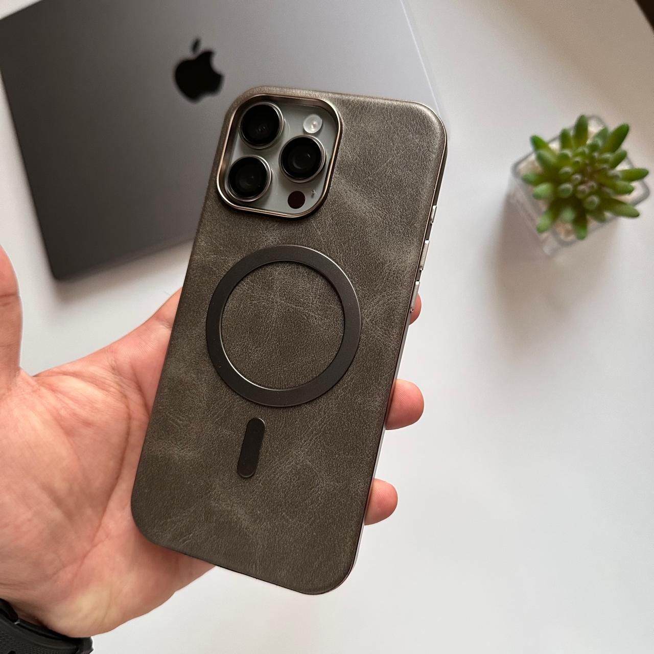 Basic Leather MagSafe Case(Code BSL35)