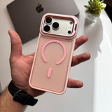Pure Matte MagSafe with Metal Camera Stand Case(Code PMS70)
