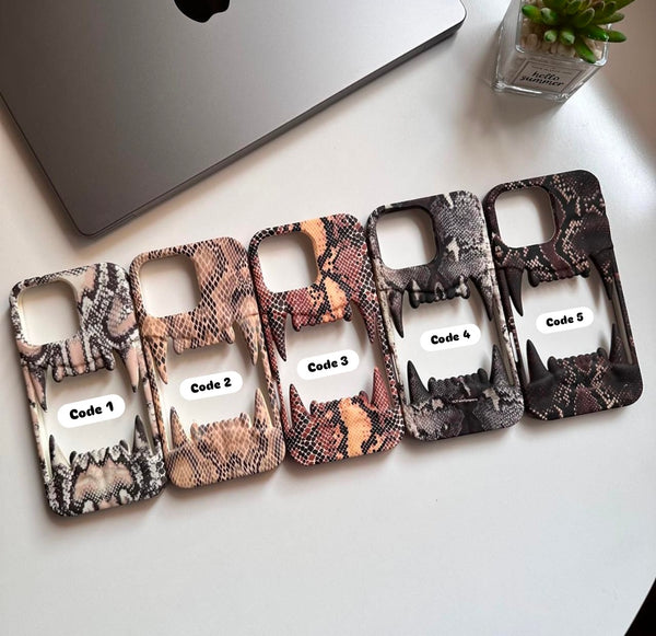 Snake Silicone Beast Fangs Case(Code FNG51)
