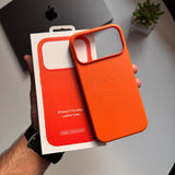 Apple Leather MagSafe IC animation with Camera Control Case(Code ALM90)
