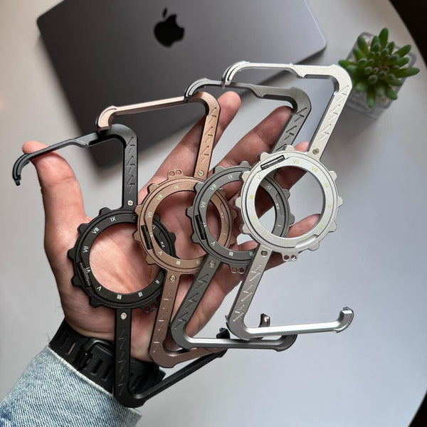 Luxury Settings Z Type Stand MagSafe Aluminium Case(Code ZSM33)