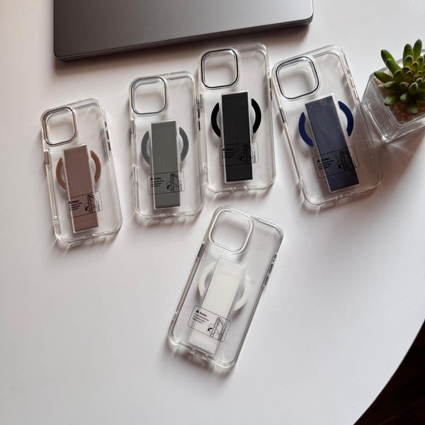 Transparent Half MagSafe Holder Case(Code HLH63)