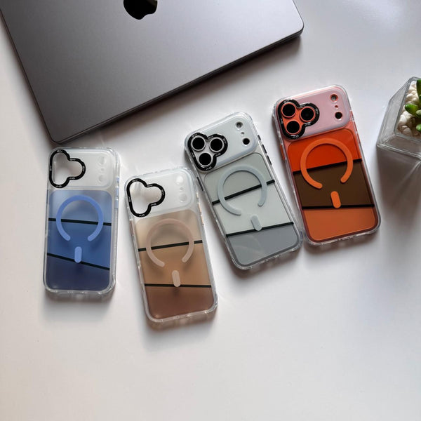 Transparent Mix Colors MagSafe Case(Code MXC43)