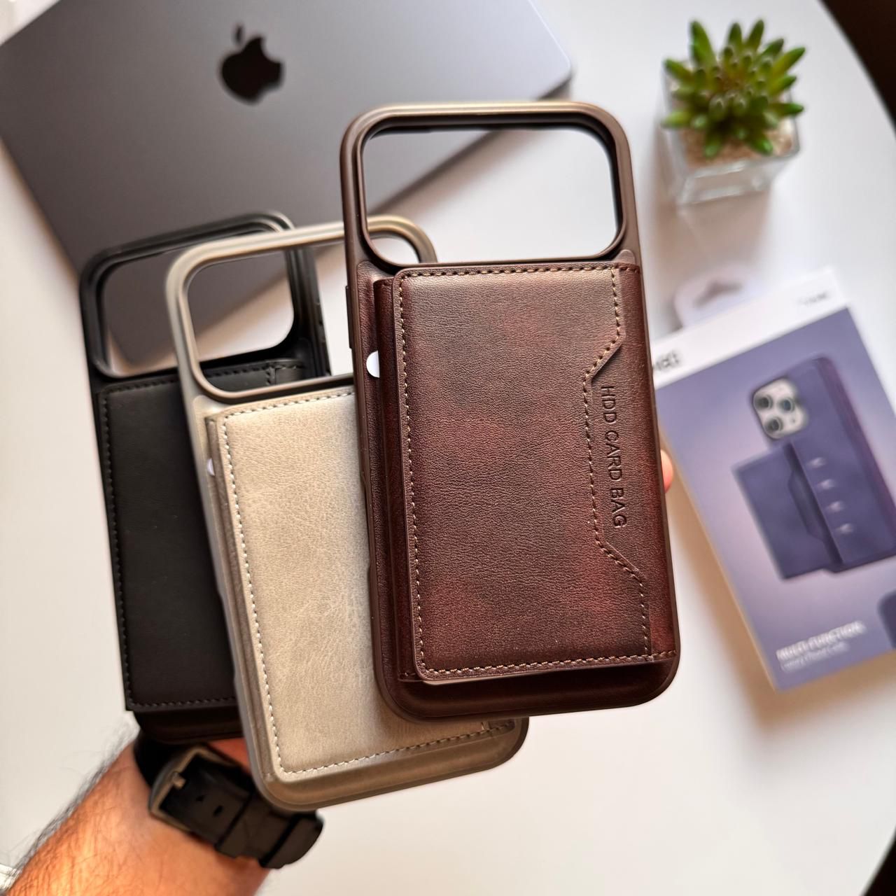 HDD Leather Wallet Stand Case(Code HDW55)