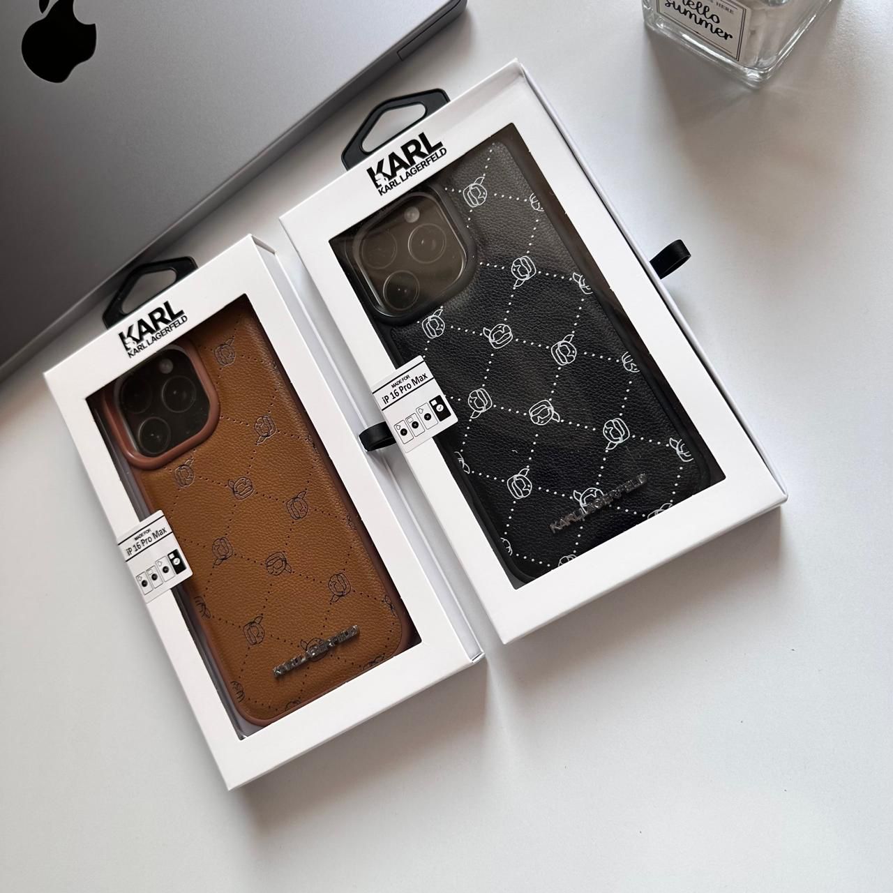 Karl Lagerfeld’s Faces Design Leather Case(Code KRL86)