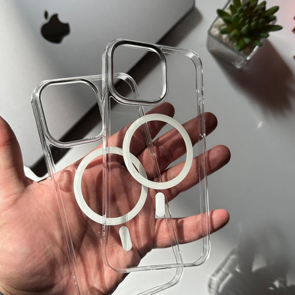 Transparent MagSafe with Metal Framel Camera Case(Code TNS83)