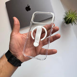Transparent Rubber Holder MagSafe Case(Code RHT66)