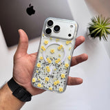 Transparent Flowers MagSafe Case(Code TFM85)