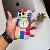 Trendy Metal Stand MagSafe Case(Code FIF26)