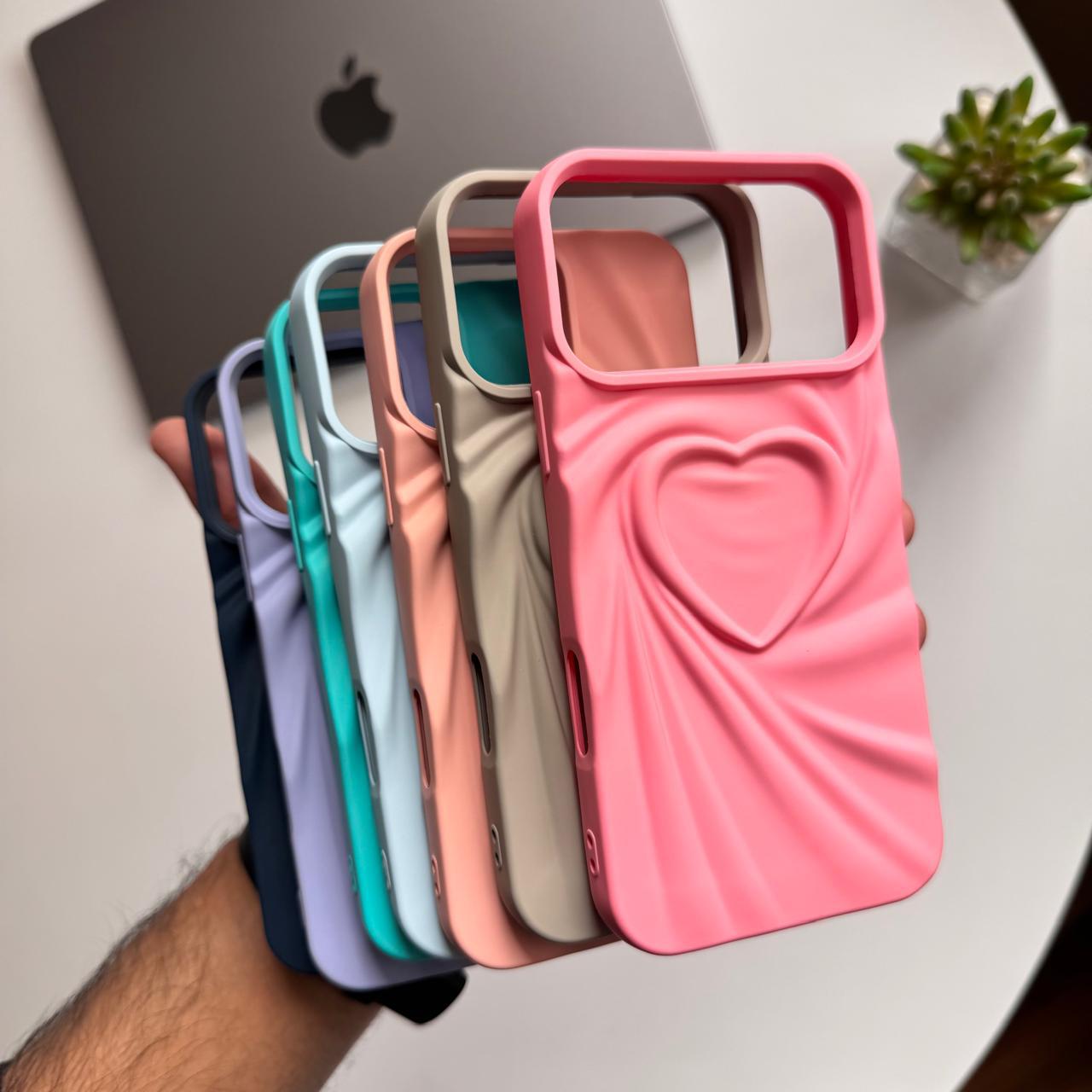 Flexible Silicone Heart Case(Code FSH33)