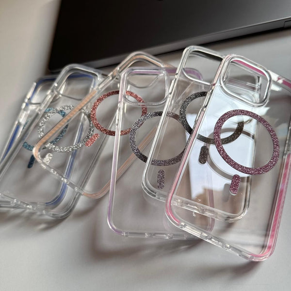 Transparent Strauss MagSafe Colored Frame Case(Code SMC53)