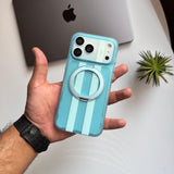 Trendy Metal Stand MagSafe Case(Code FIF26)