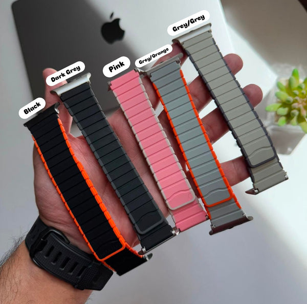 Green Magnetic Silicone Band For Apple Watch (Code GRN78)