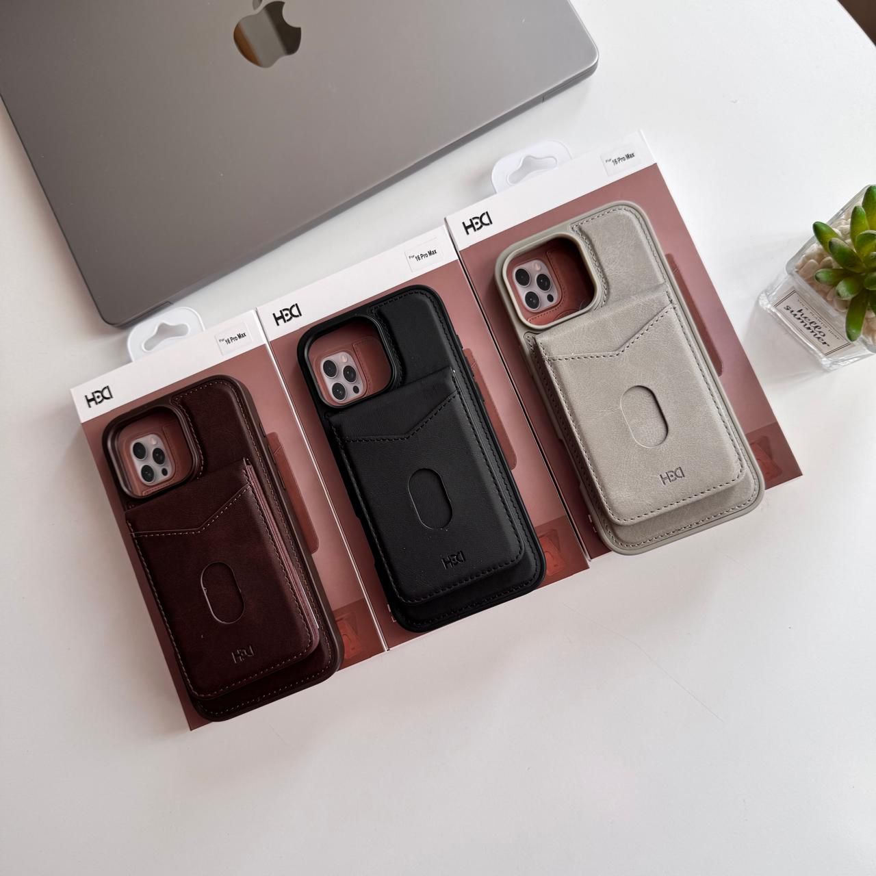 HDD Leather Wallet Stand Case(Code HDW55)