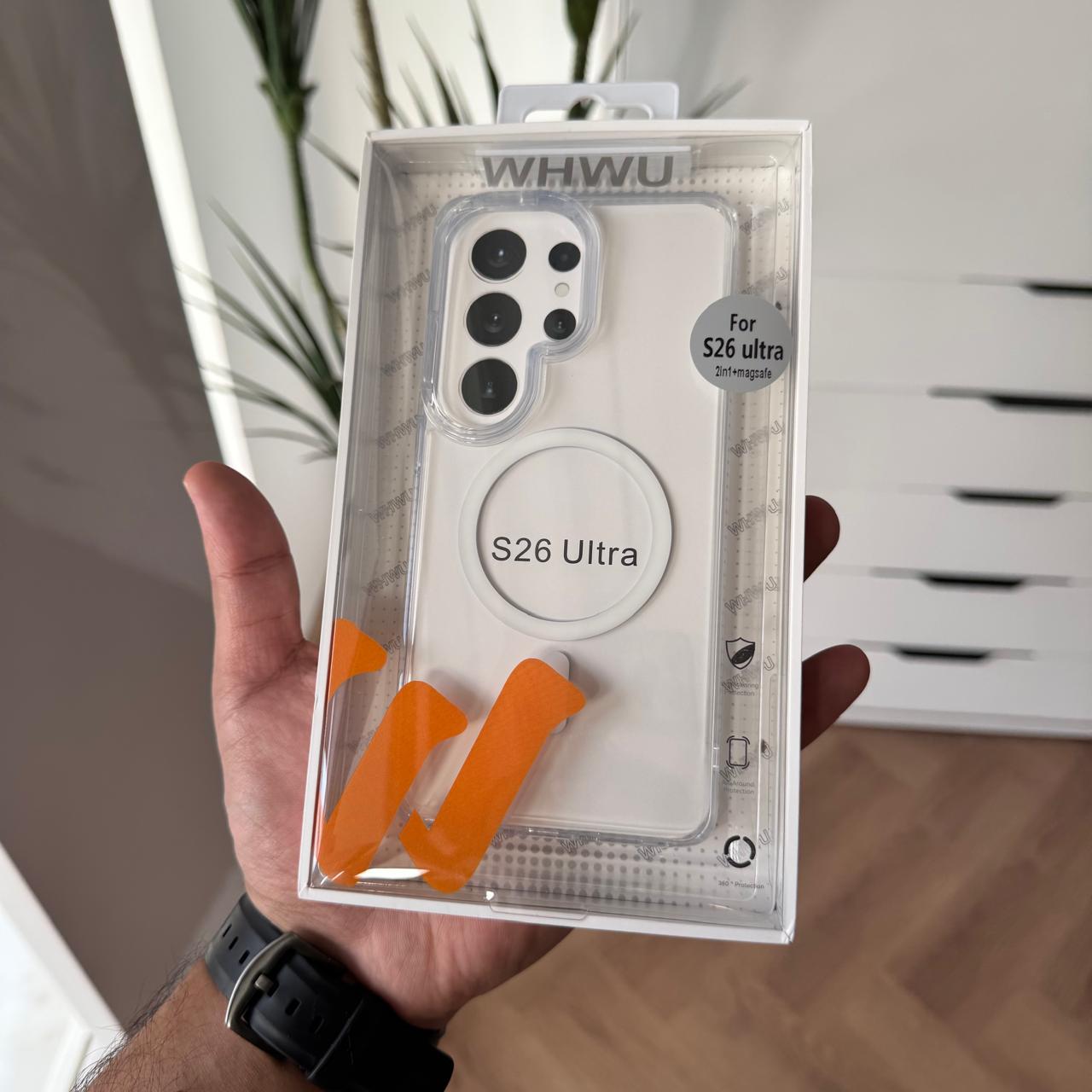 Transparent MagSafe Silicone Case(Code WHT83)