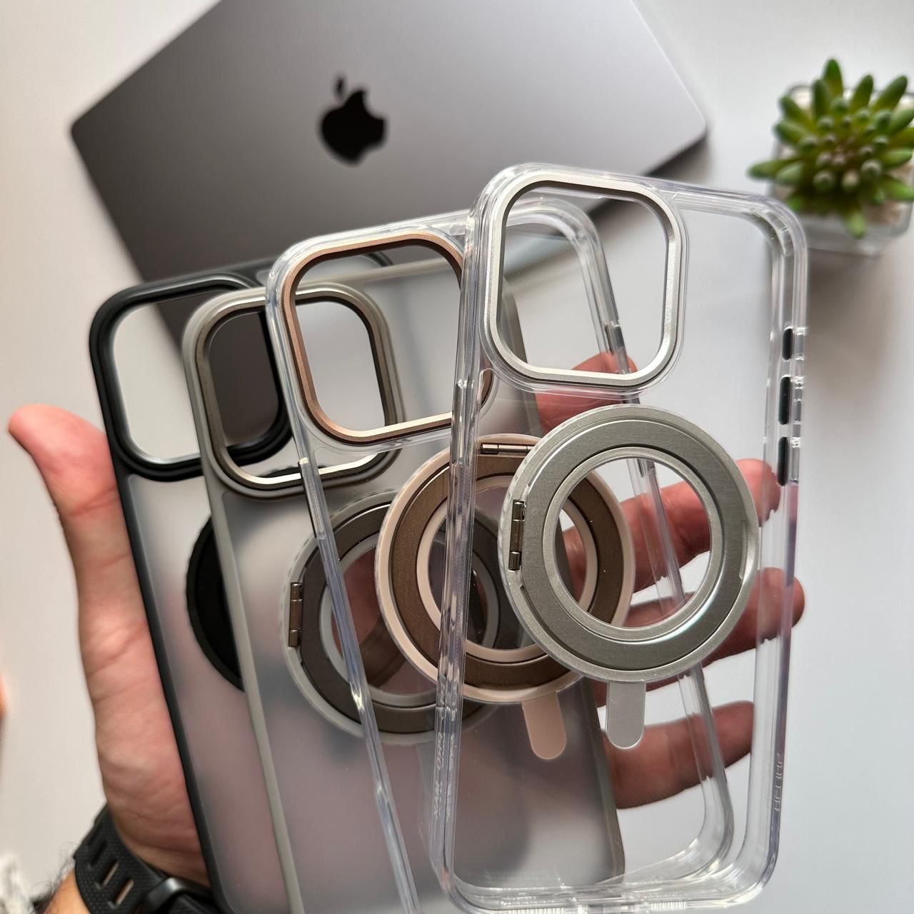 HENKS 360 ْ  MagSafe Stand Case(Code HNK35)
