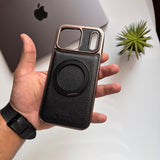 NY Leather MagSafe Stand Case(Code NLM46)