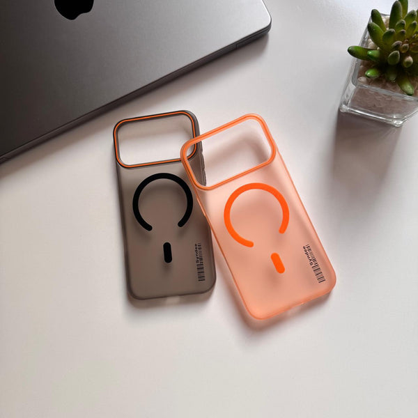 Basic Slim-fit Pure QR Opened MagSafe Case(Code TBO67)