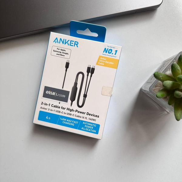 ANKER 2IN1 Cable for High Power Devices(Code A8895H11)