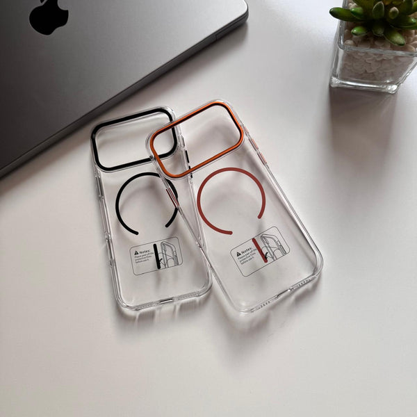 Basic Transparent Opened MagSafe Case(Code TBO69)
