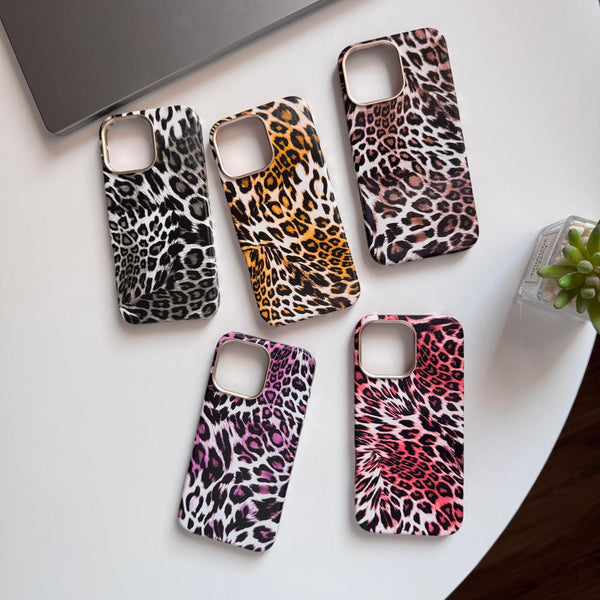 Colorful Leather Cheetah Case(Code CLH84)