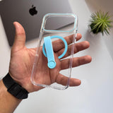 Transparent Rubber Holder MagSafe Case(Code RHT66)