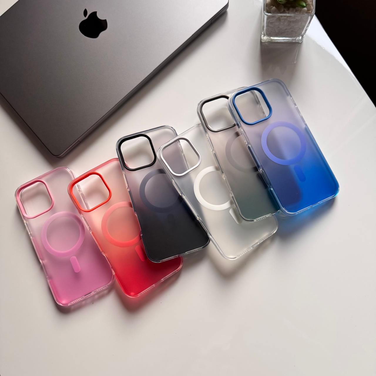 Basic Pure Matte Gradient MagSafe Case(Code GRM37)