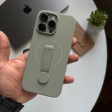 Soft MagSafe Silicone with Holder Case(Code SLH78)