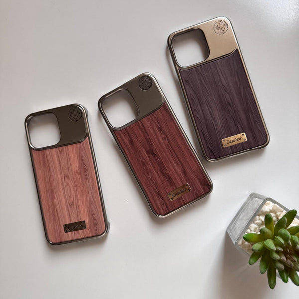 Wood Design MagSafe Plastic Pc Hard Slim-Fit Case(Code PST75)