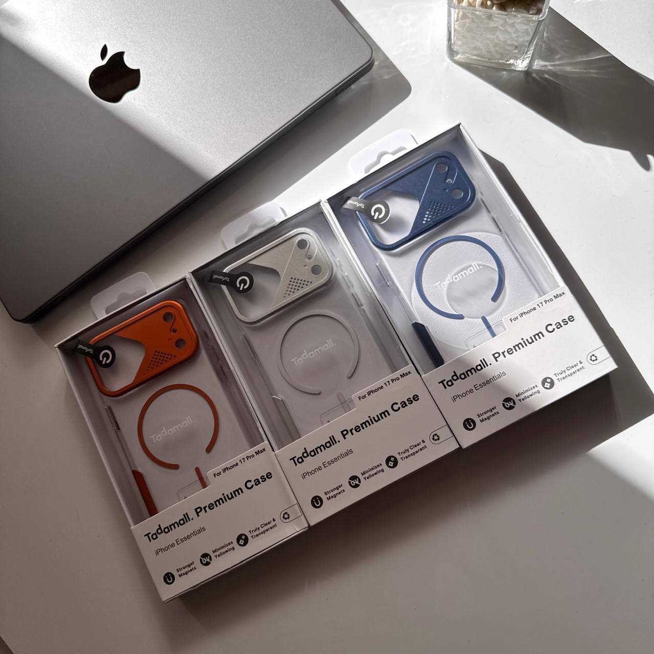 Transparent Triangle Camera Shape MagSafe Case(Code TRN11)