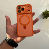 Rubber Triangle Camera Design MagSafe Stand Case(Code RTC76)