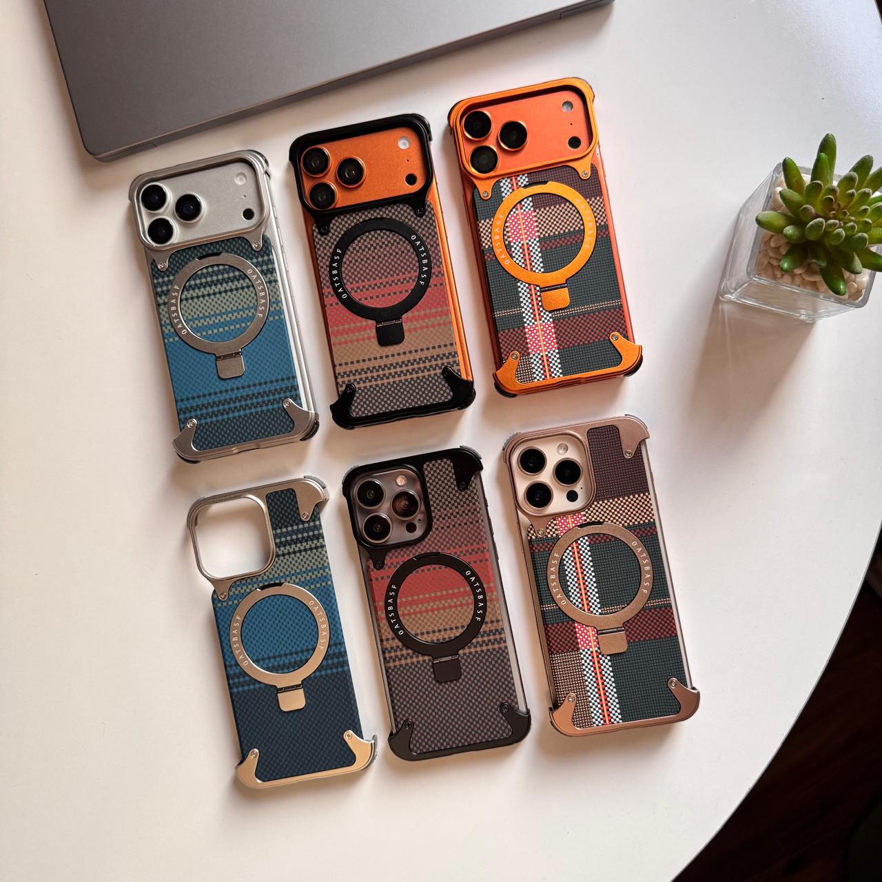 Frameless Carbon MagSafe Frame & Stand MagSafe Case(Code FCM82)