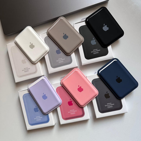 Apple Magnetic Silicone Wallet(Code AMS45)