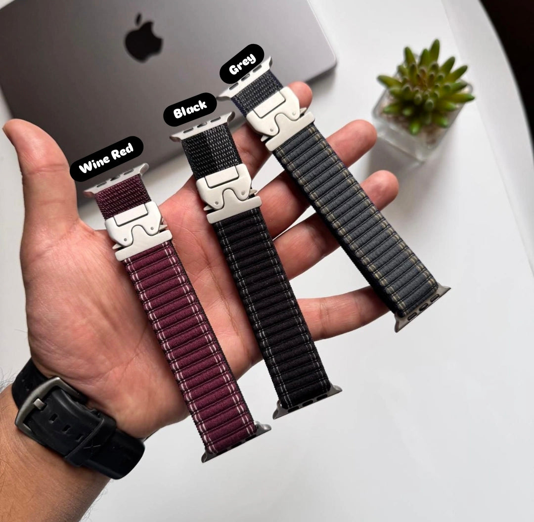 Canvas Double lock Band for Apple Watch(Code LCB75)
