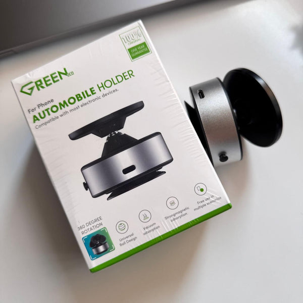 Green Vacuum Suction Magnetic Phone 
Holder(Code GMH90)