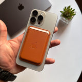 Apple Magnetic Leather Wallet (Code AMW6)