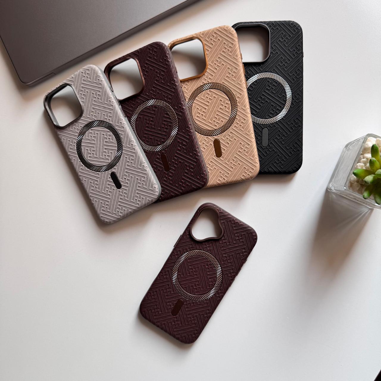Maze Leather MagSafe Case(Code MEZ87)
