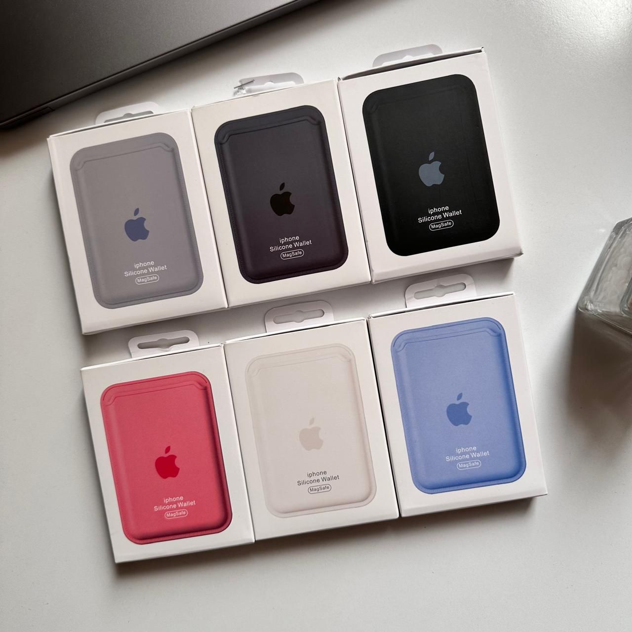 Apple Magnetic Silicone Wallet(Code AMS45)