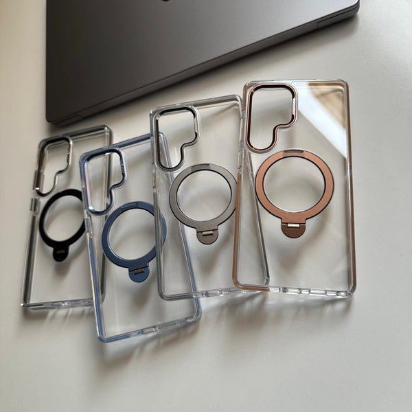 NY Transparent MagSafe Stand Case(Code NYY67)