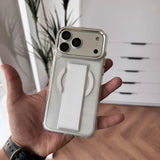 Transparent Half MagSafe Holder with Metal Camera Case(Code HLH65)