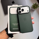 Apple Leather MagSafe IC animation with Camera Control Case(Code ALM90)