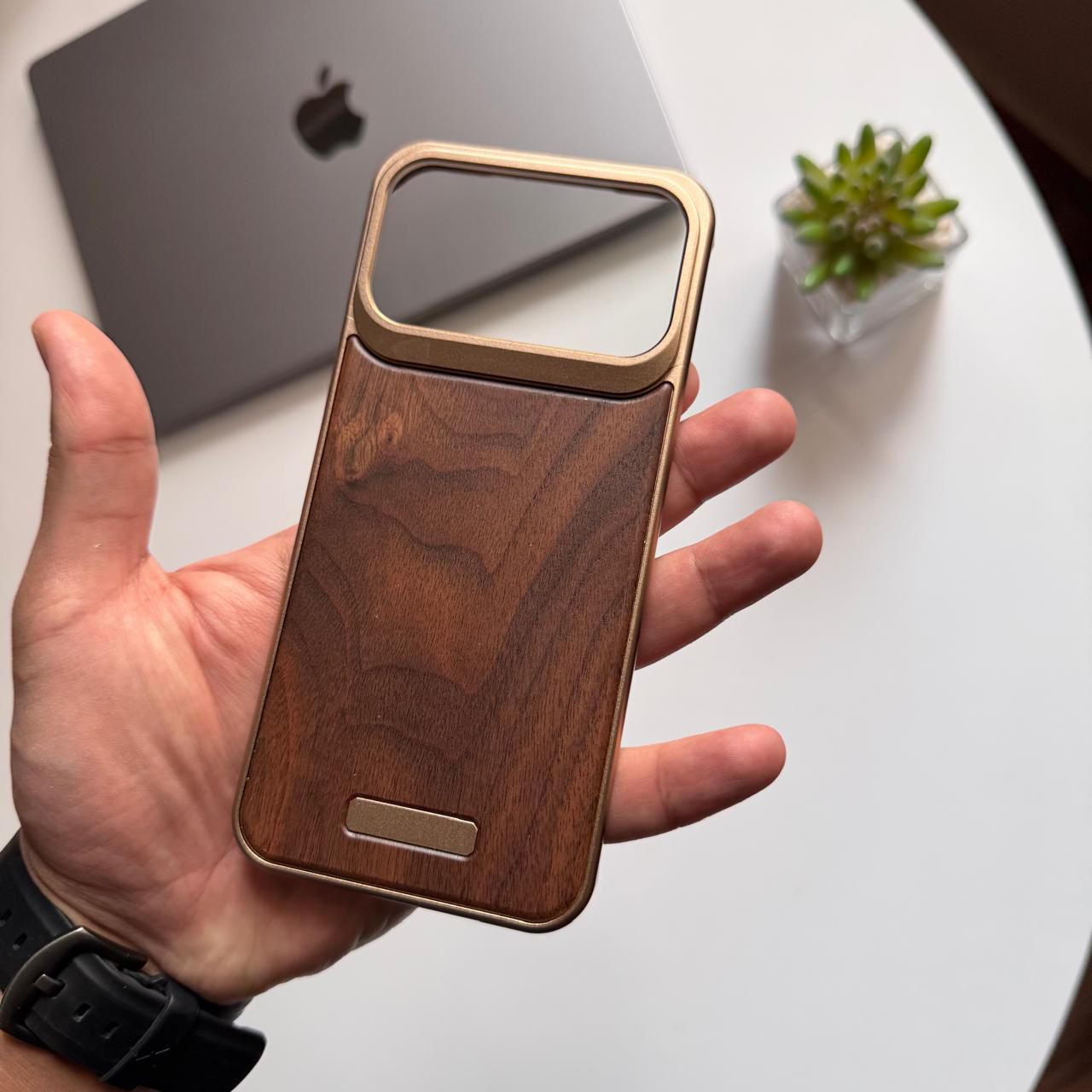 Frameless MagSafe Wood Design Case(Code WOD81)
