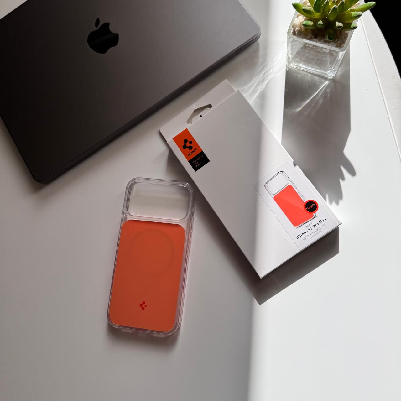 Spigen Ultra Hybrid Transparent Frame MagSafe Case(Code SPG77)