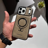 Rimbmax Leather Magsafe Stand Case(Code RMX85)
